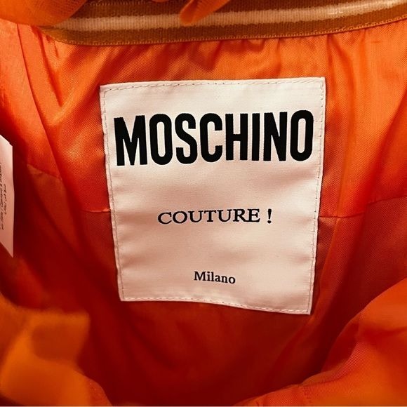 NWT Moschino Couture Orange Dress