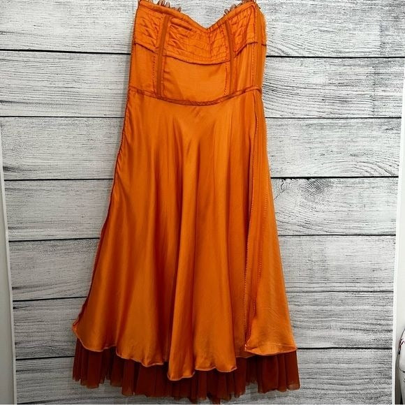 NWT Moschino Couture Orange Dress