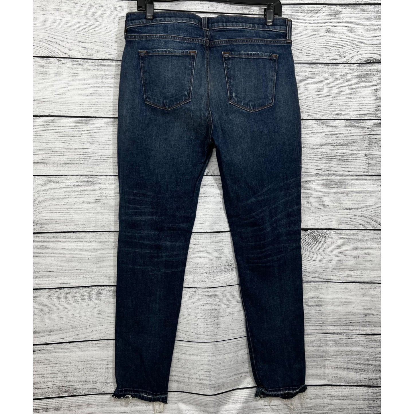 J Brand Distressed Skinny Jeans Dark Wash, Size 30