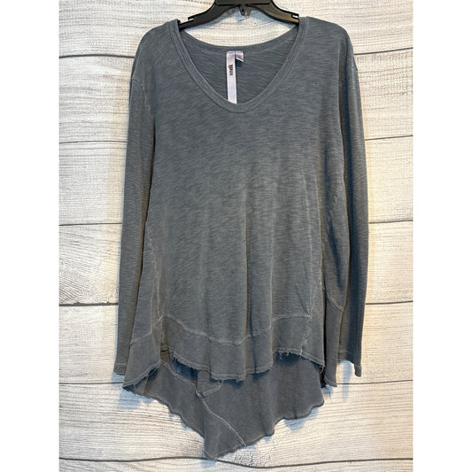 Wilt Asymmetrical Hem Long Sleeve Top Size S
