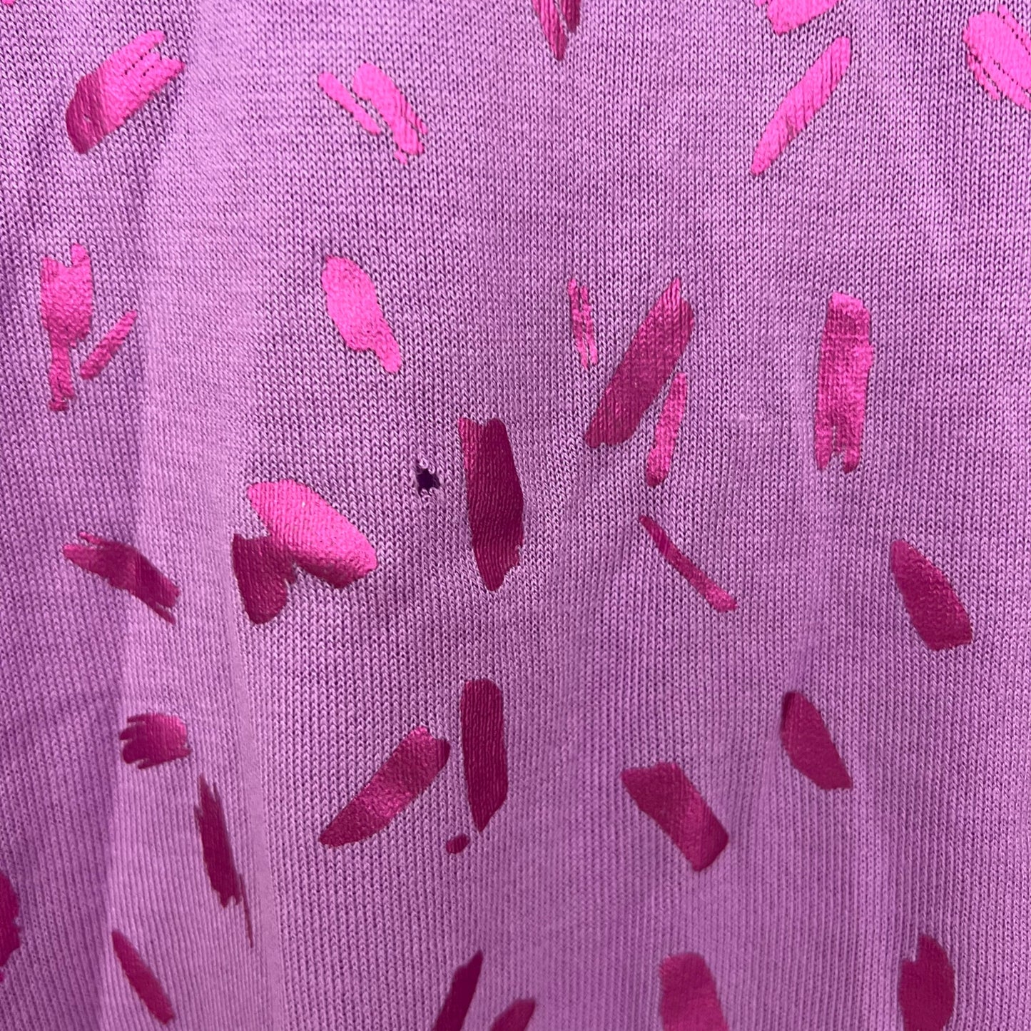 Zara Purple & Pink Confetti Sweater, Size M