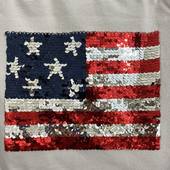Cat&Jack Sequin American Flag