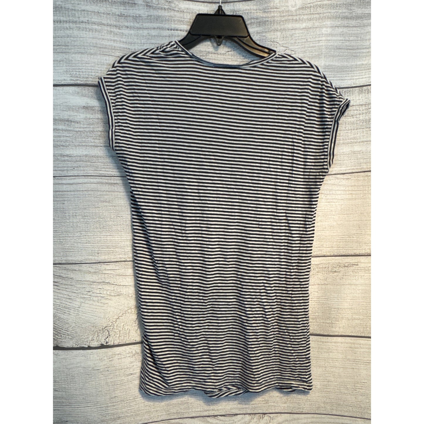 Vince Striped Cap Sleeve and knotted Tshirt Size XS