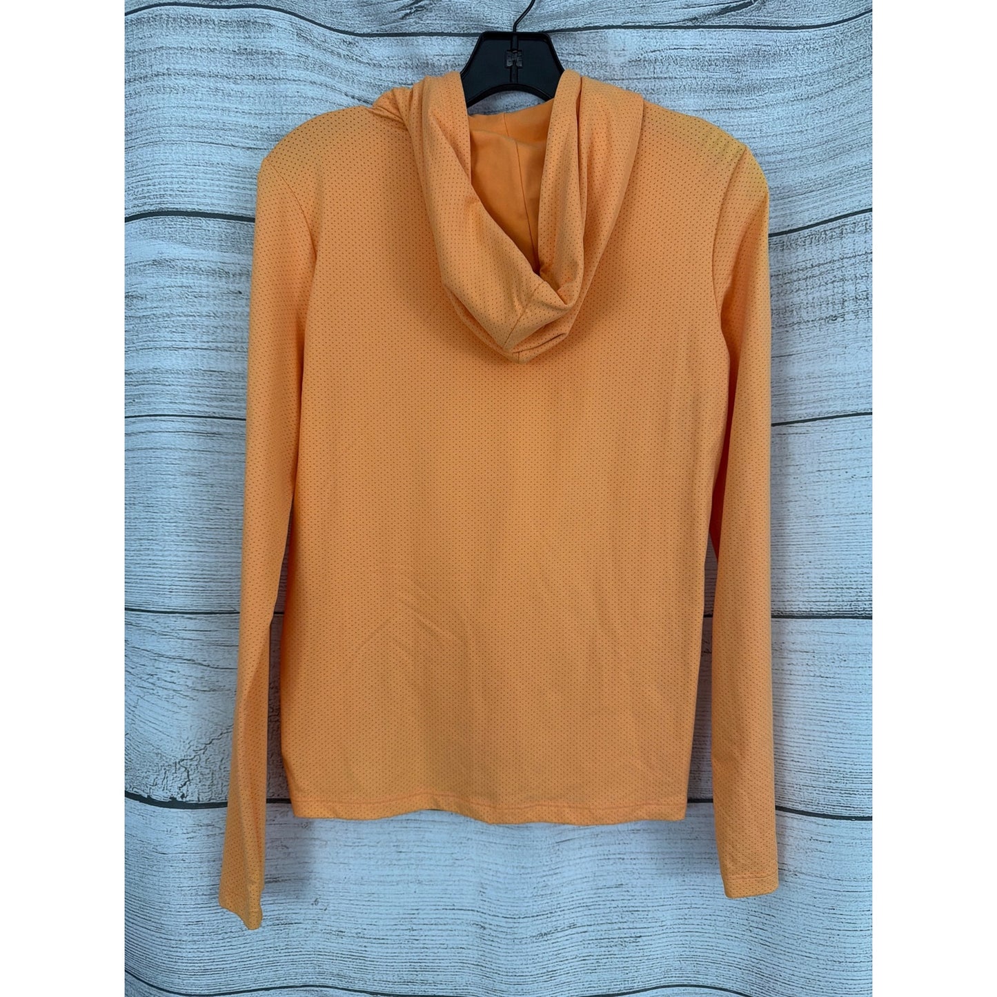 NWT Theory Orange Mesh Simon Throw Lifesaver Hoodie Size M