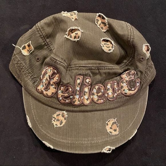 Cute bedazzled camo hat