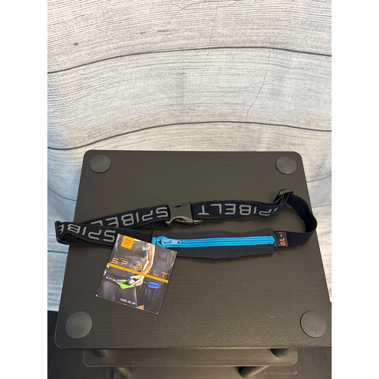 NWT Spibelt Small Personal Item Belt With Adjustable Strap & Blue Zipper Size S