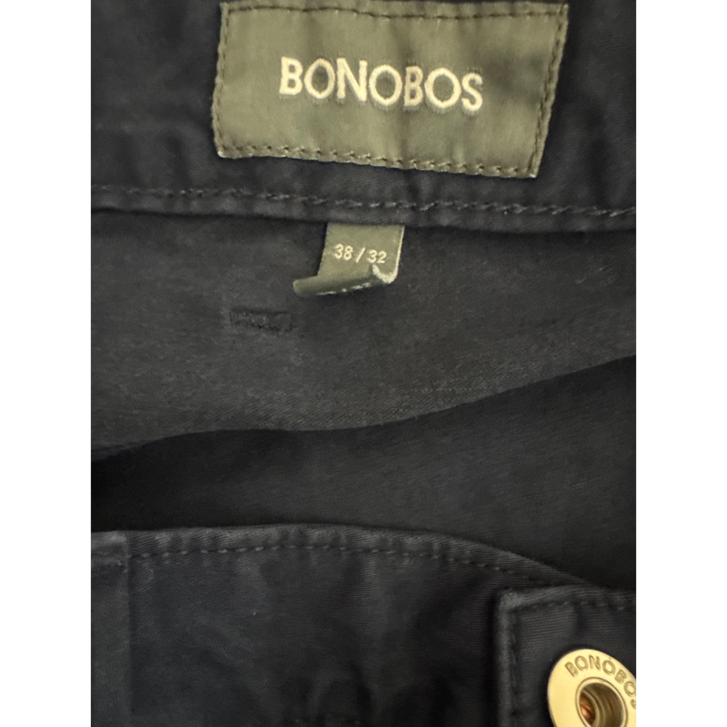 Bonobos Mens Navy Chino Pants Size 38/32