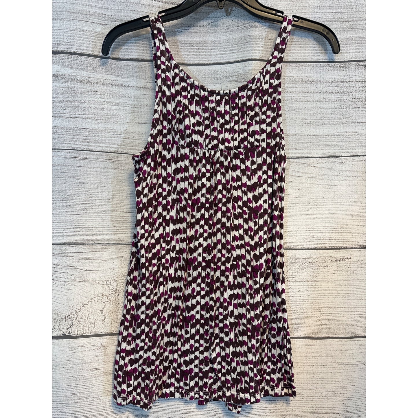 Merona Sleeveless Patterned Tank Top Size S