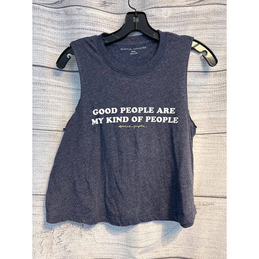 Spiritual Gangster "Good People Are My Kind Of People" Tank Top Size S