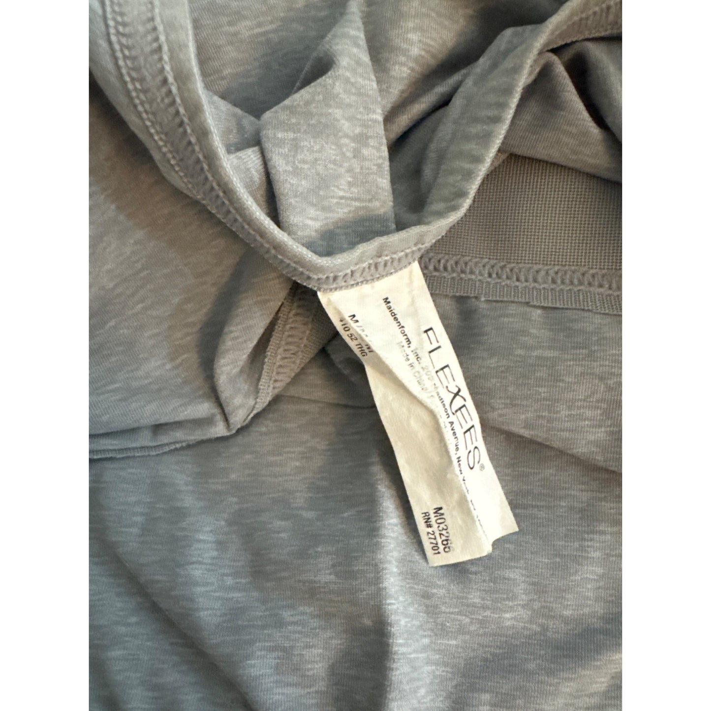 Flexees Gray Adjustable Strap Shaping Slimming Camisole Womens Size L