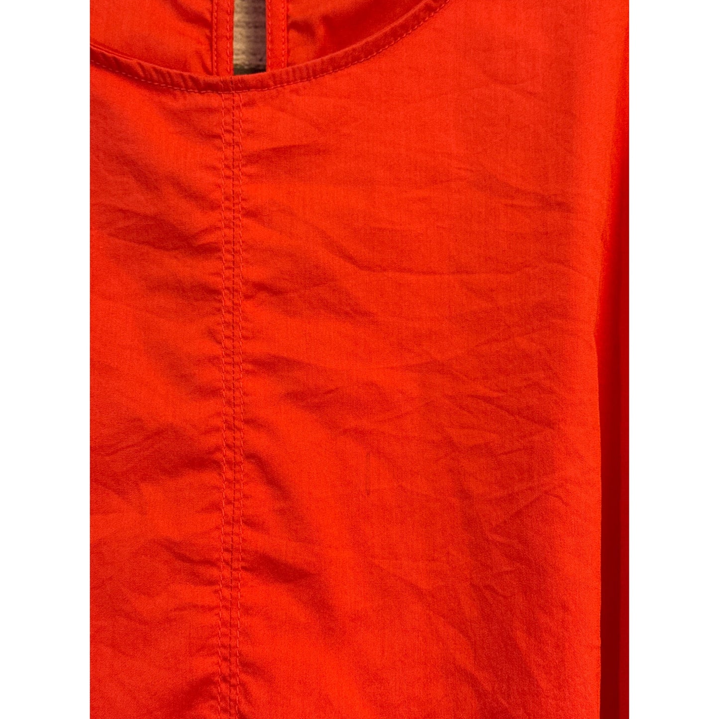 Harlowe & Graham Red Bell Sleeve Peplum Top Size M