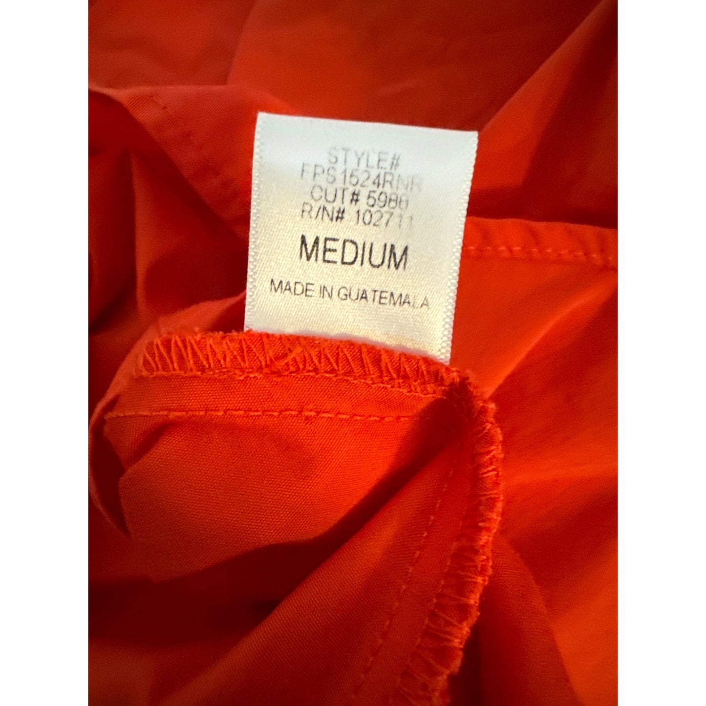 Harlowe & Graham Red Bell Sleeve Peplum Top Size M