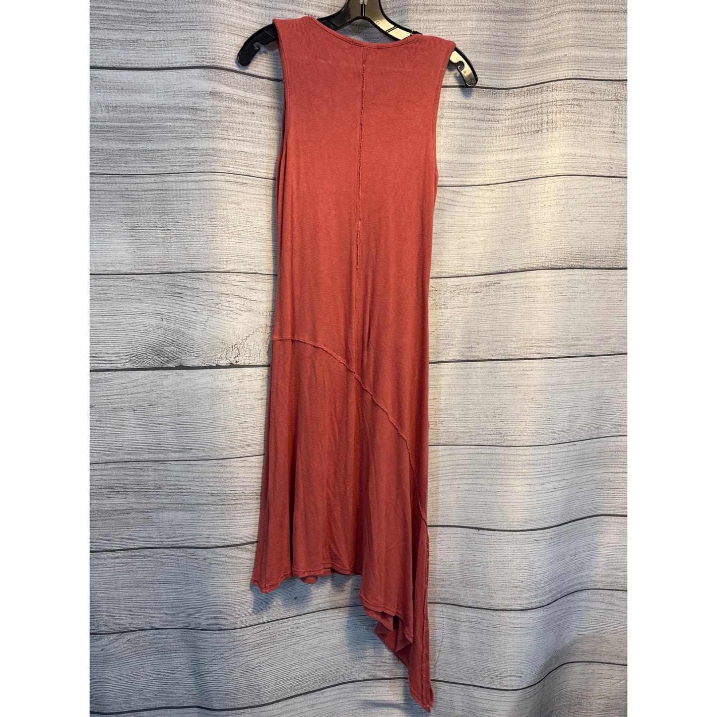 Anthropologie Bordeaux Asymmetrical Hem Sleeveless Dress M