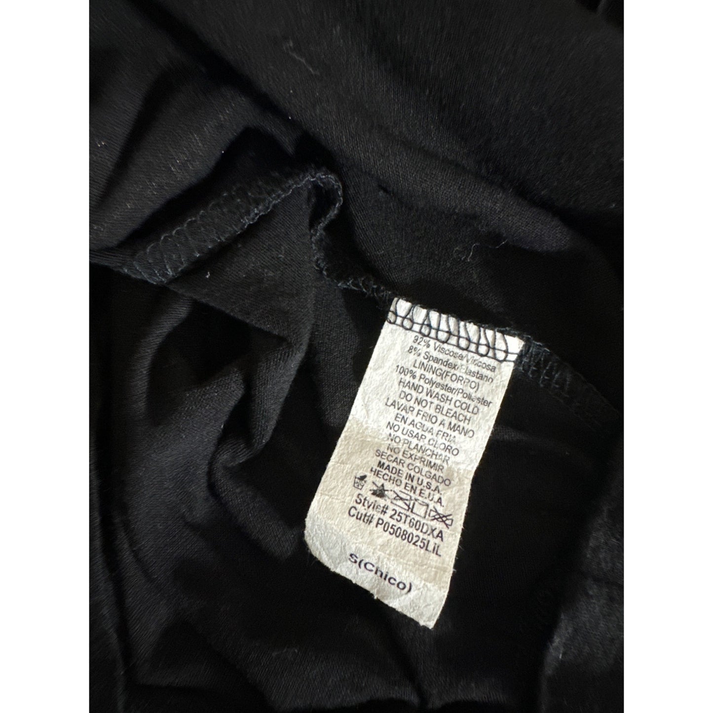 Pookie & Sebastian Beaded Black Sleeveless Top Size S