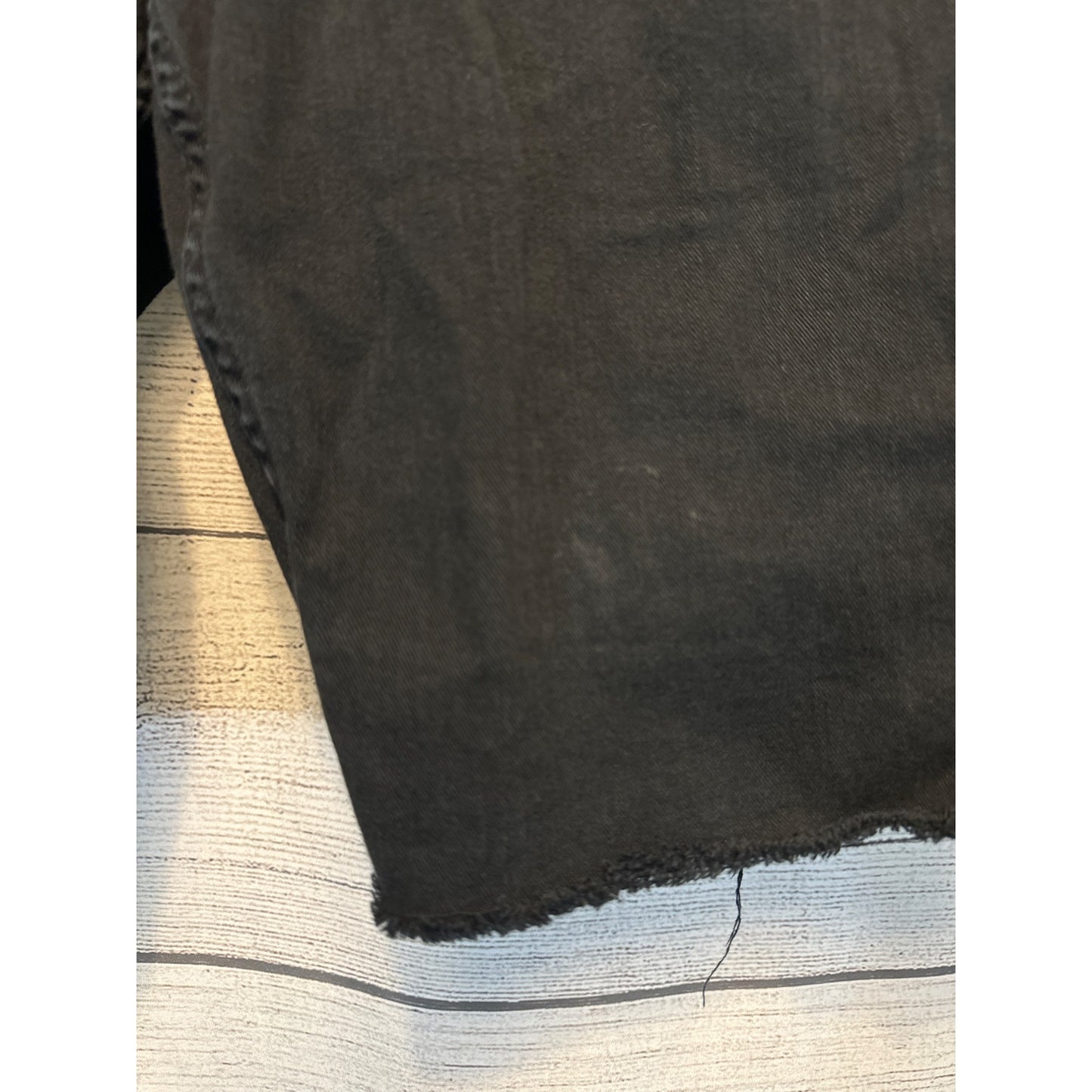 Men's Hudson Blake Slim Straight Black Denim Shorts Size 33