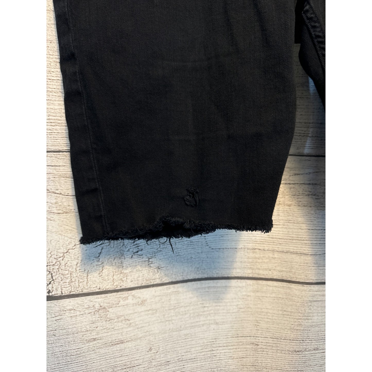 Men's Hudson Blake Slim Straight Black Denim Shorts Size 33