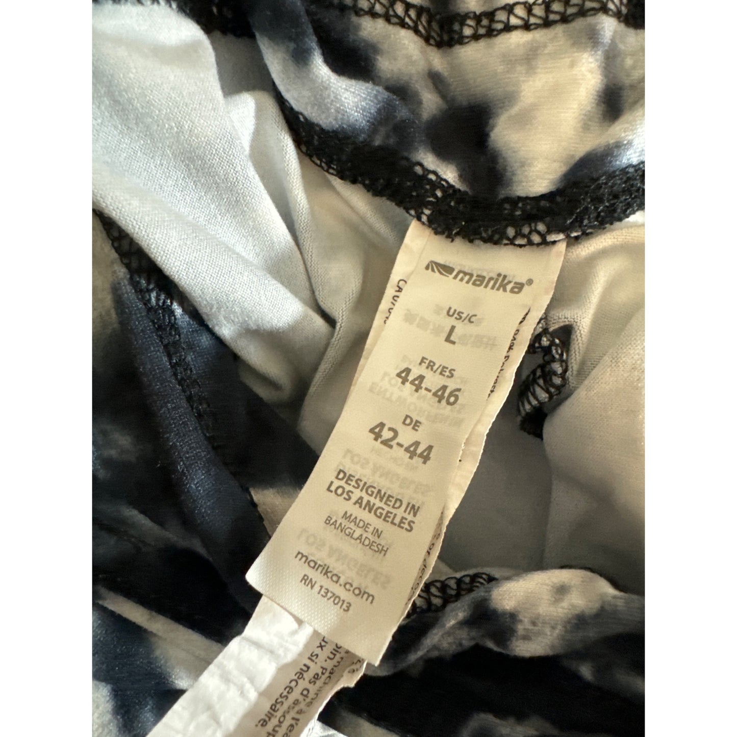 Marika Tie-Dye Lounge Shorts With Pockets Size L