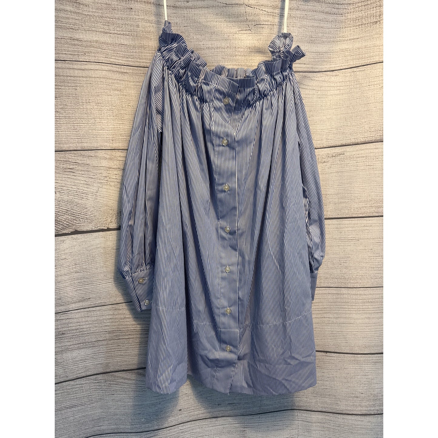 NWT The Femm Blue and White Striped Annette Dress Size XS