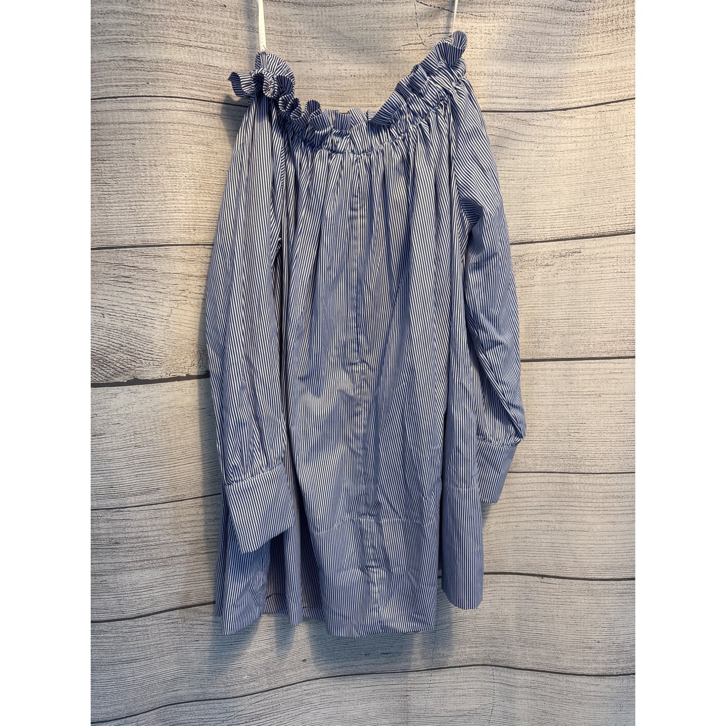 NWT The Femm Blue and White Striped Annette Dress Size XS