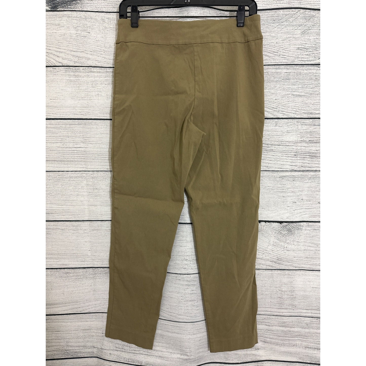 Krazy Larry Stretch Khaki Cropped Pants Size 12