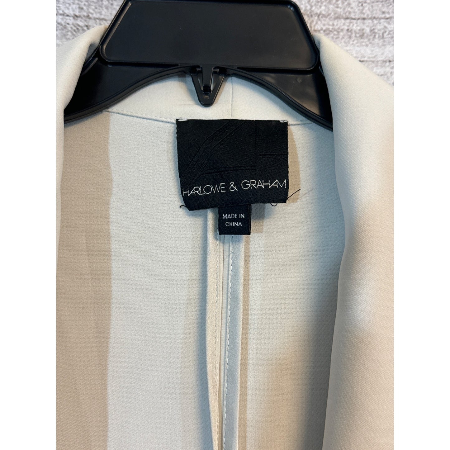 Harlowe & Graham Open Front Blazer Jacket Size M
