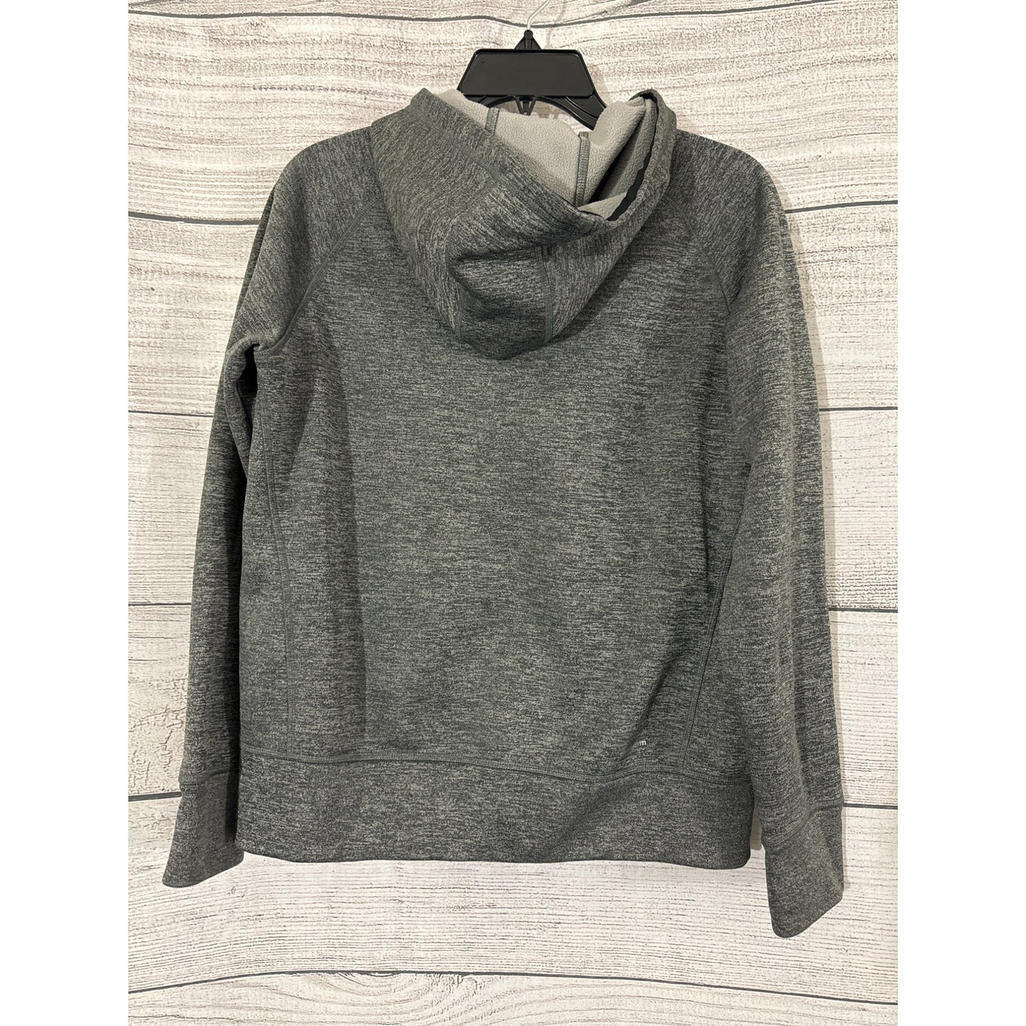 Adidas Grey Space Dye Zip Up Hoodie Jacket Size M