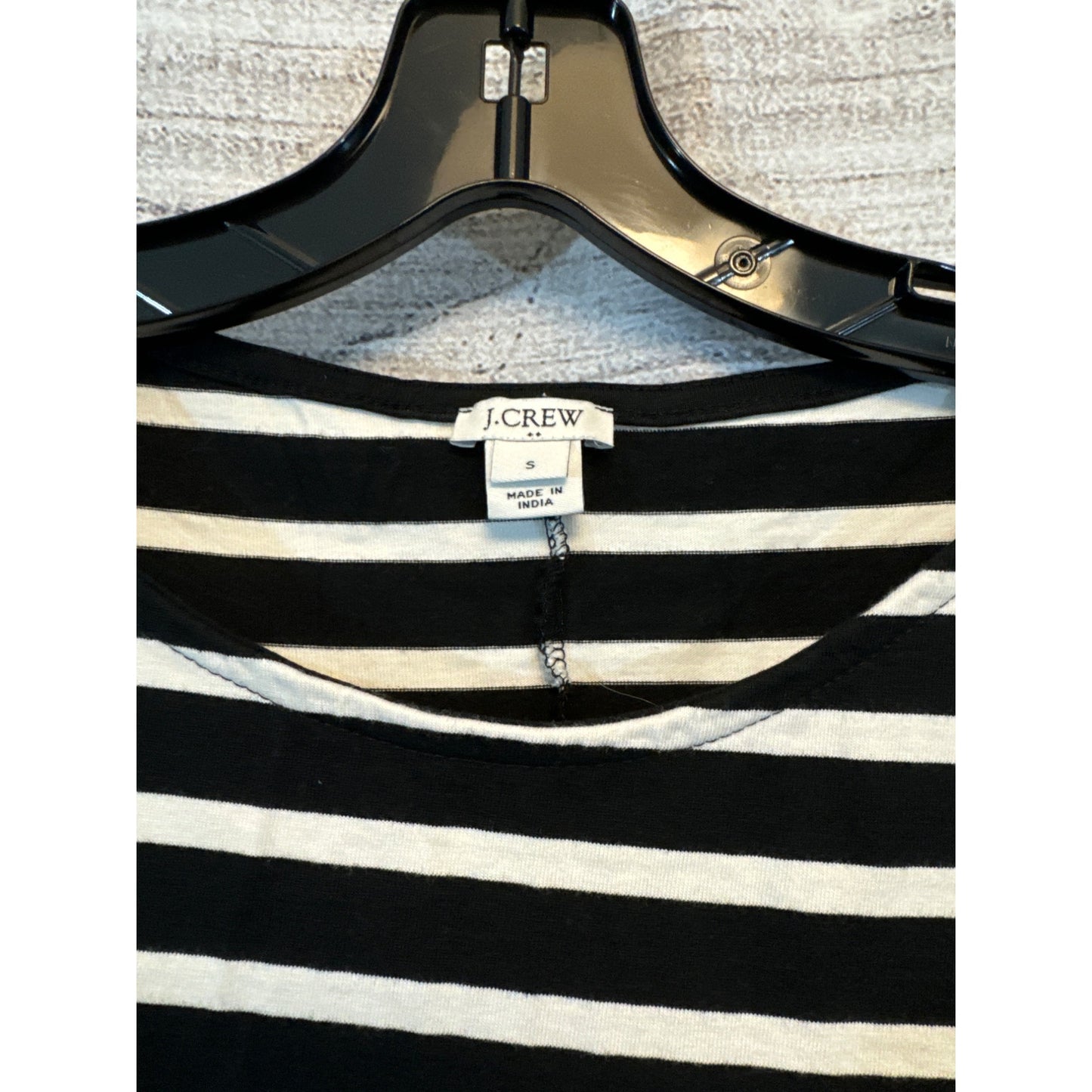 J.Crew Ruffled Bell Sleeved Striped T-shirt Dress Size S