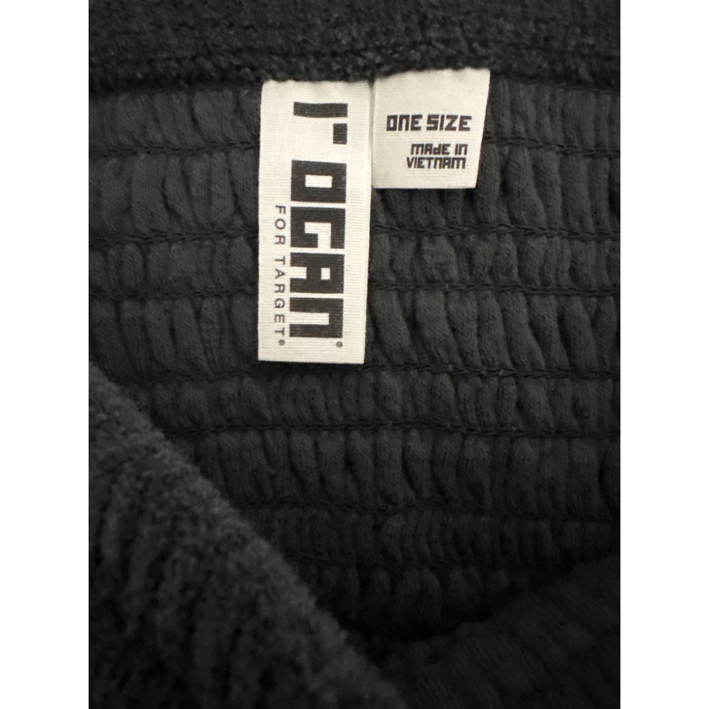 NWT L. Ogan For Target Black Cozy Textured Tube One Size