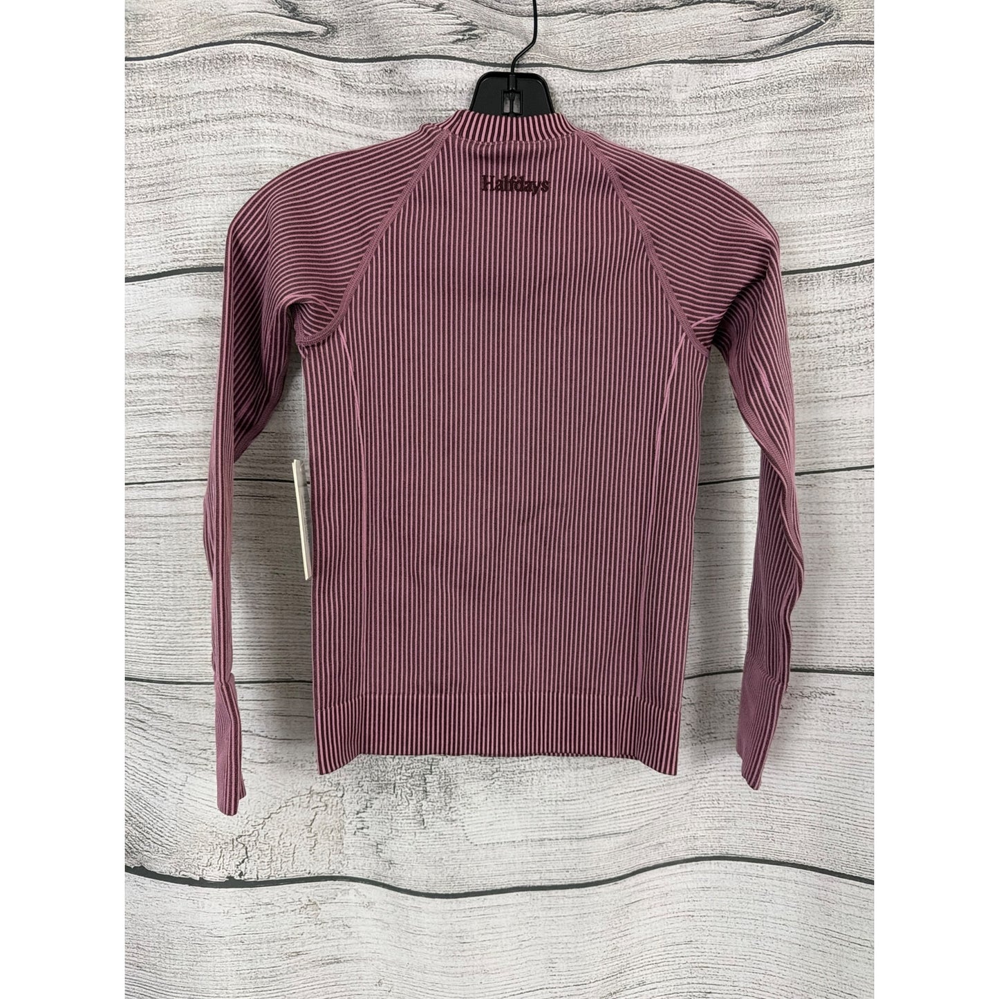 NWT Halfdays Anemone Ribbed Long-Sleeve Top Size XS