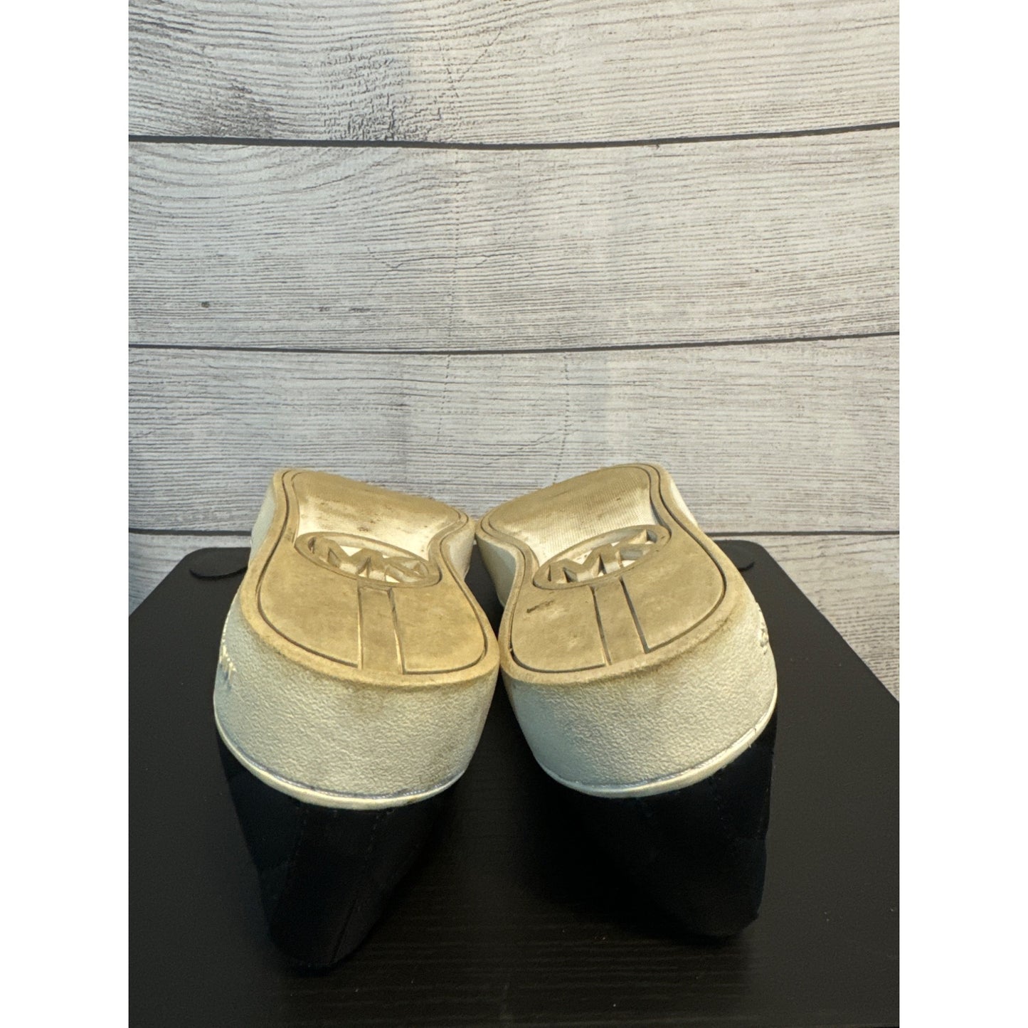 Michael Kors Black Slip-On Quilted Sneakers Size 9