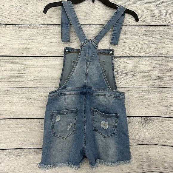 Jean short-alls