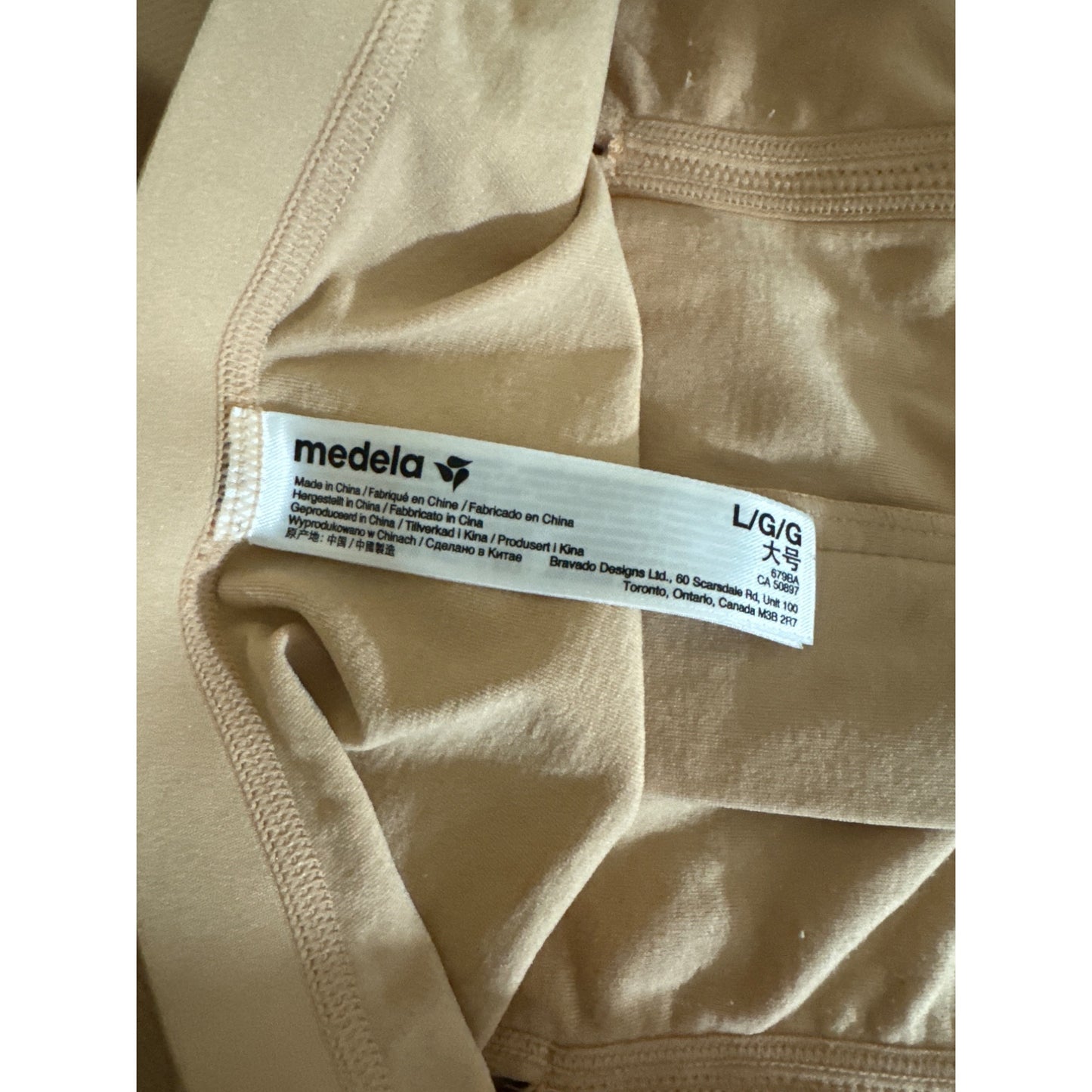 Medela Hands-Free Nursing/Pumping Bra Size L