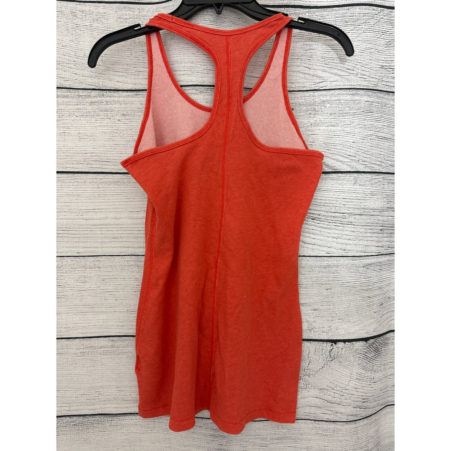 Nike Dri Fit Slim Fit Orange Tank Size M