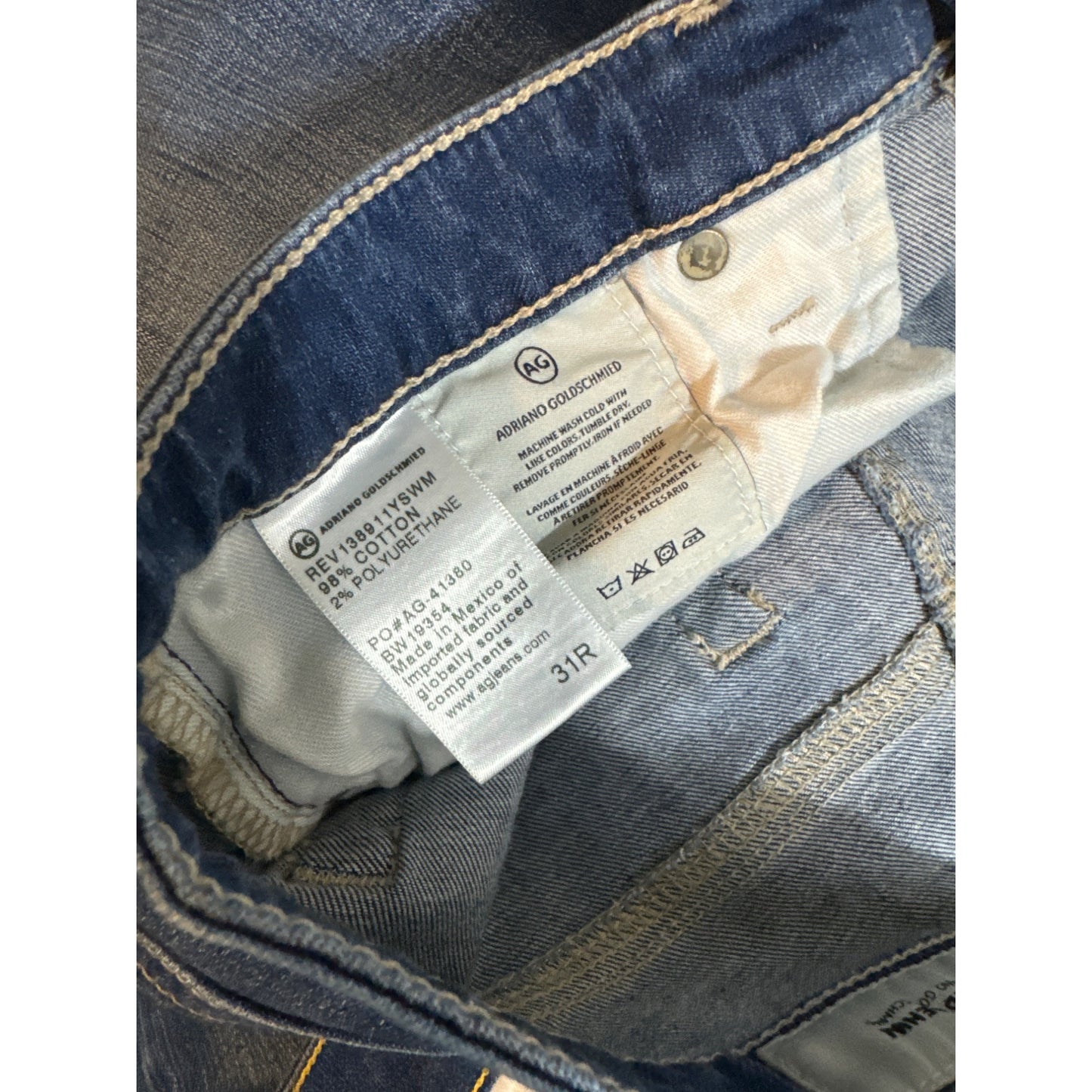 AG Adriano Goldschmied The Legging Ankle Super Skinny Size 31