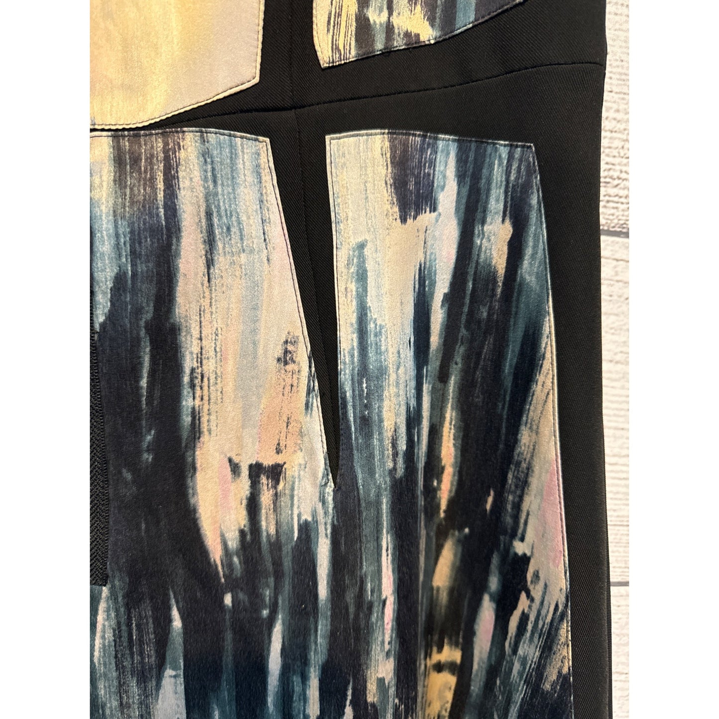 Rebecca Taylor Sleeveless Abstract Print Fit & Flare Dress With Front Zipper Size 4
