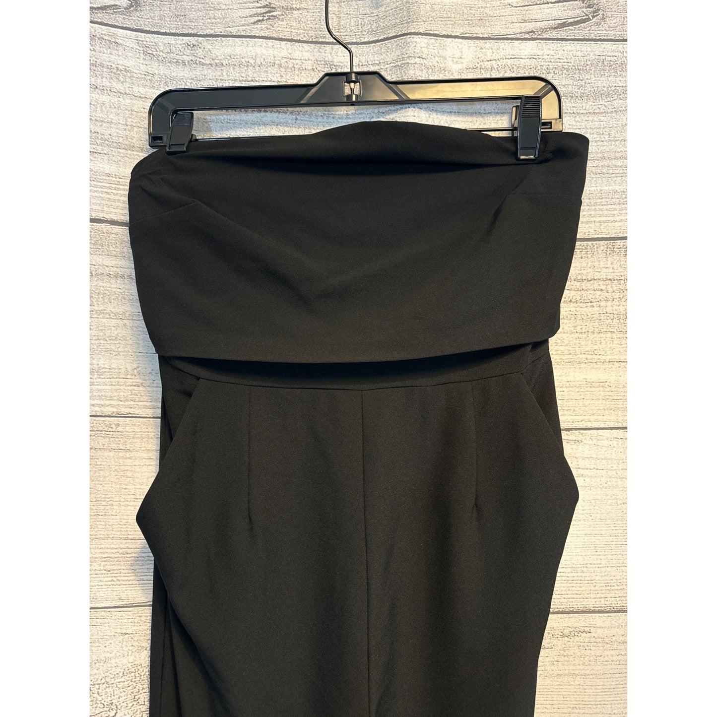 Kenzie Black Strapless Jumpsuit w/ Pockets Size S