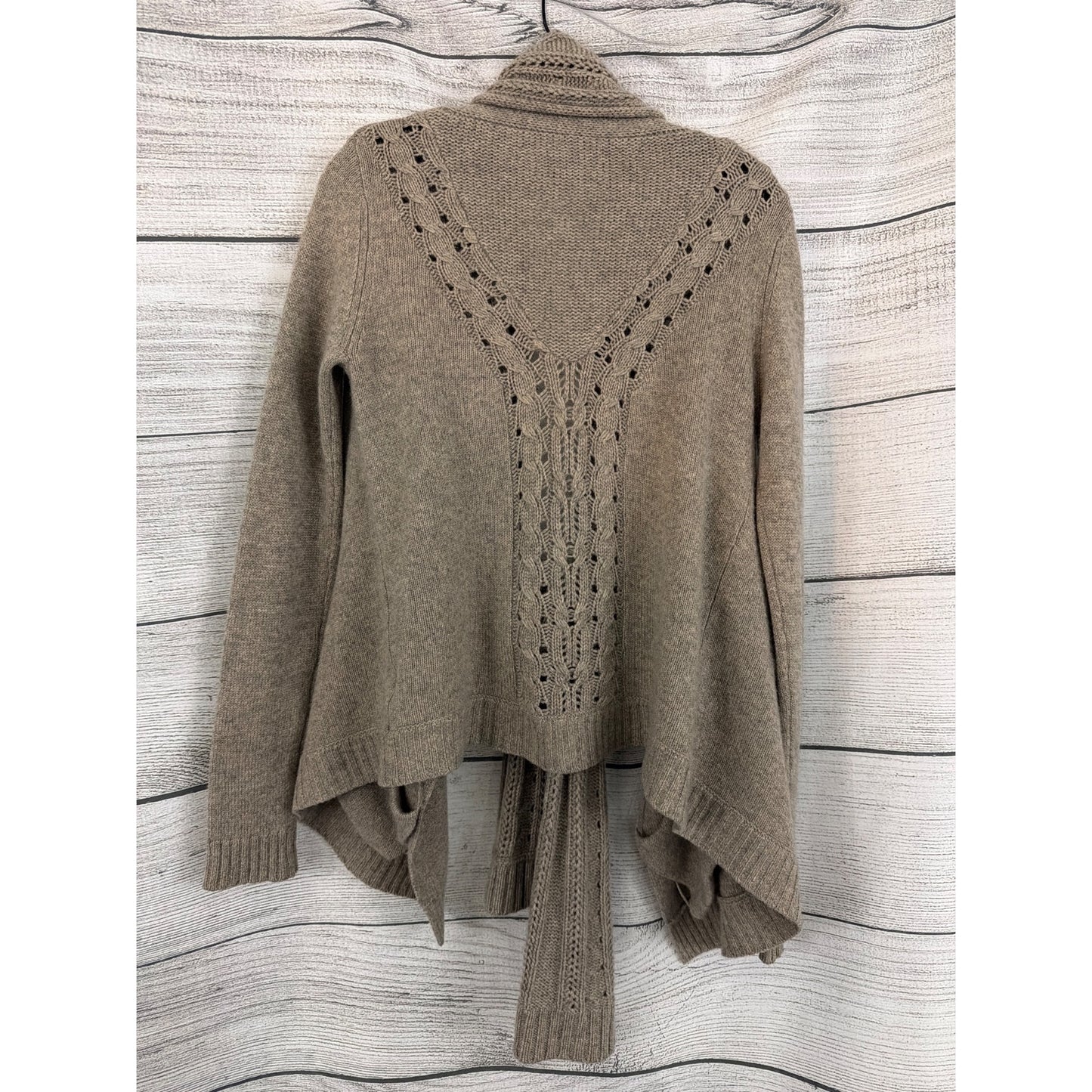 Velvet By Graham & Spencer 100% Cashmere Open Front Cardigan Size XS