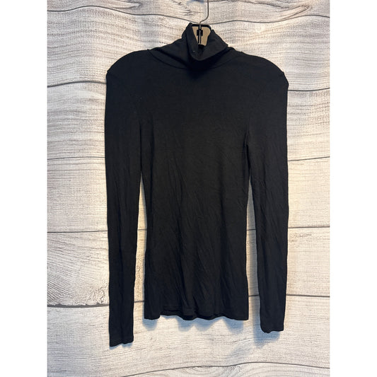 Three Dots Linda Mock Neck Long Sleeve Size XS
