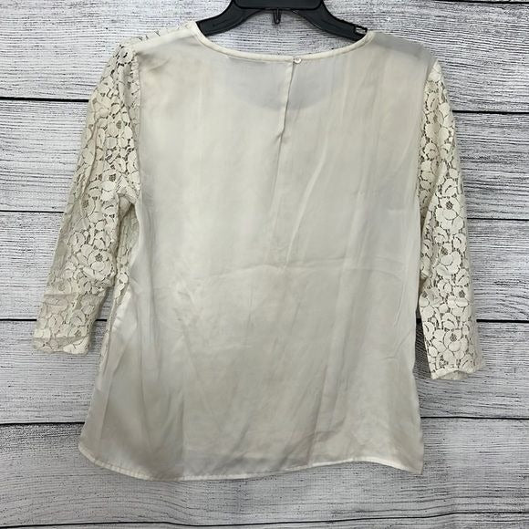 DKNY Cream lace top