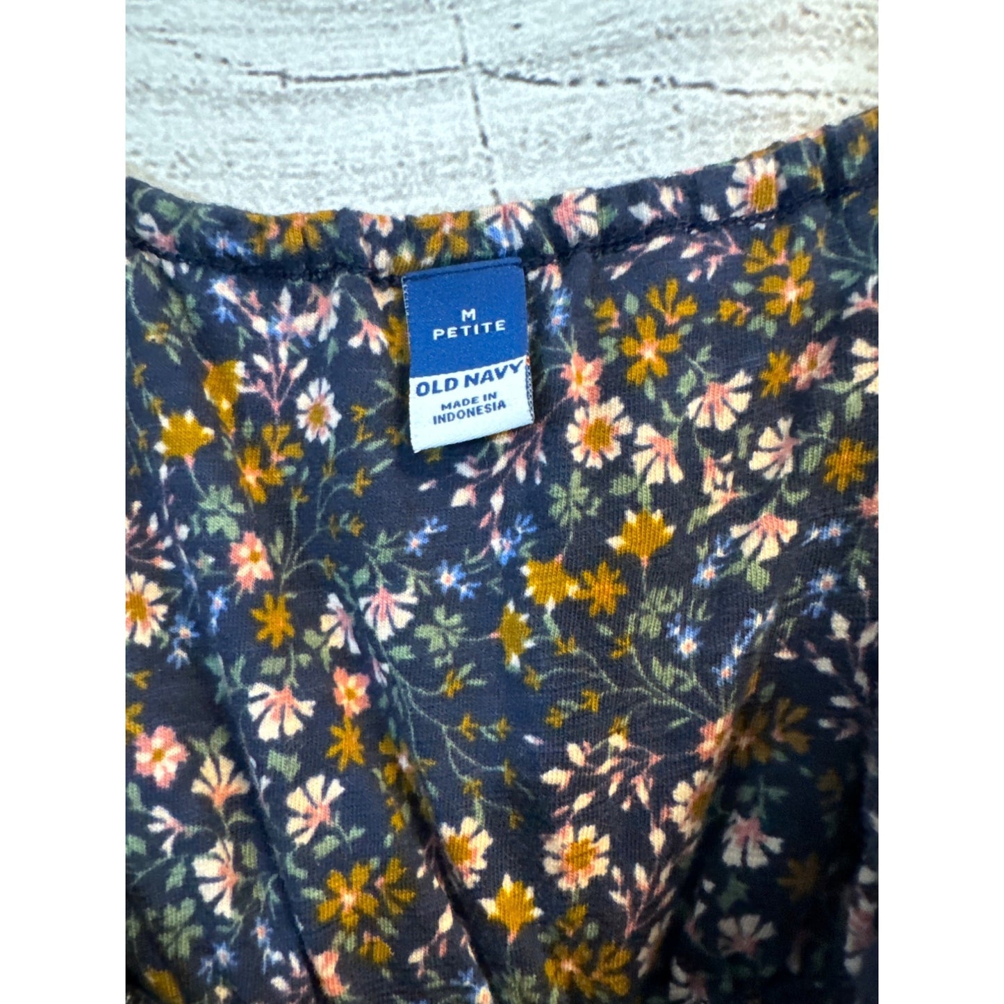 Old Navy Waist-Defined Floral Midi Cami Dress Size MP