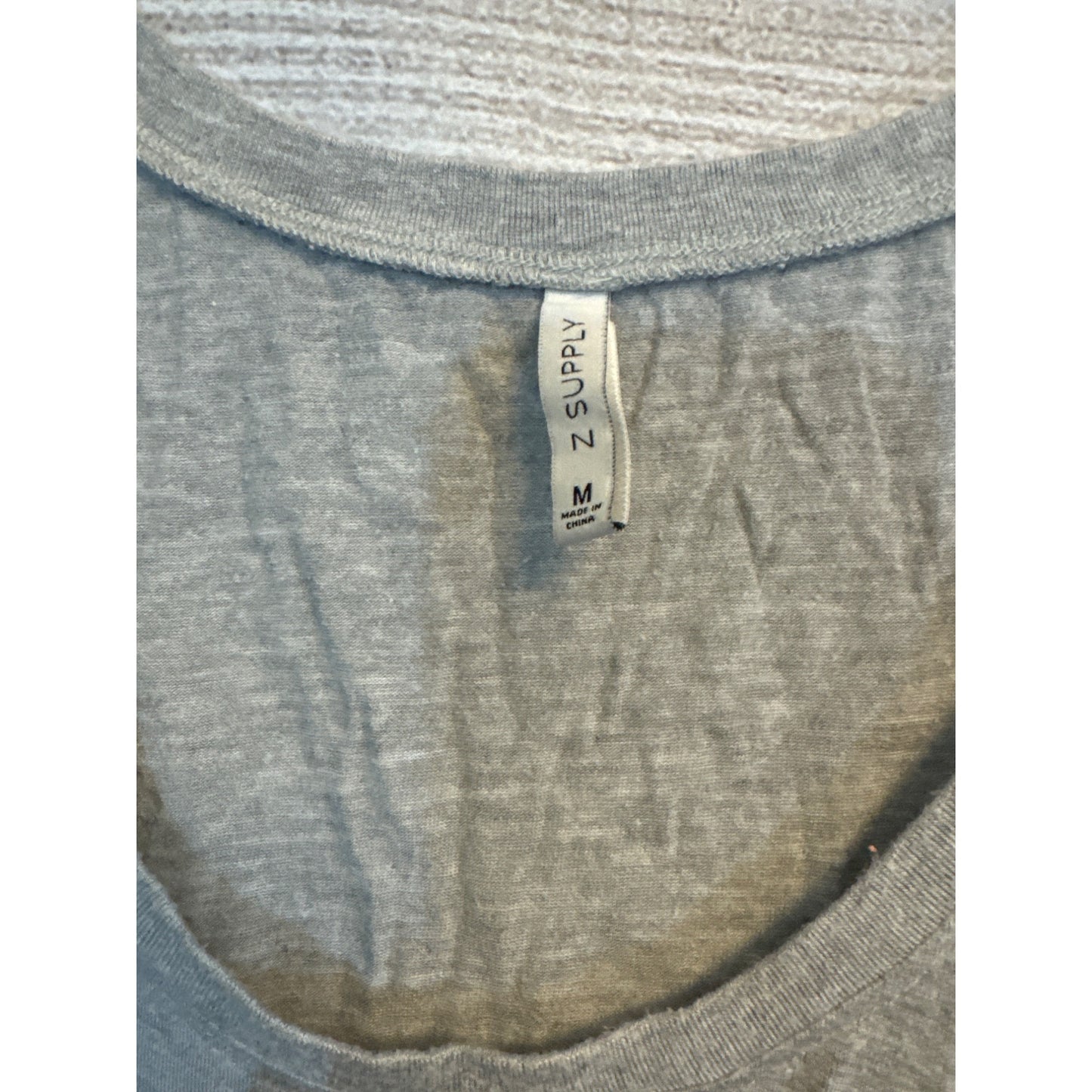 Women's Z Supply Grey Everyday Tank Top M