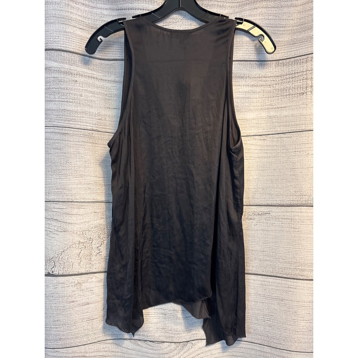 NWT Rag & Bone Dark Grey Sleeveless Asymmetrical Top S