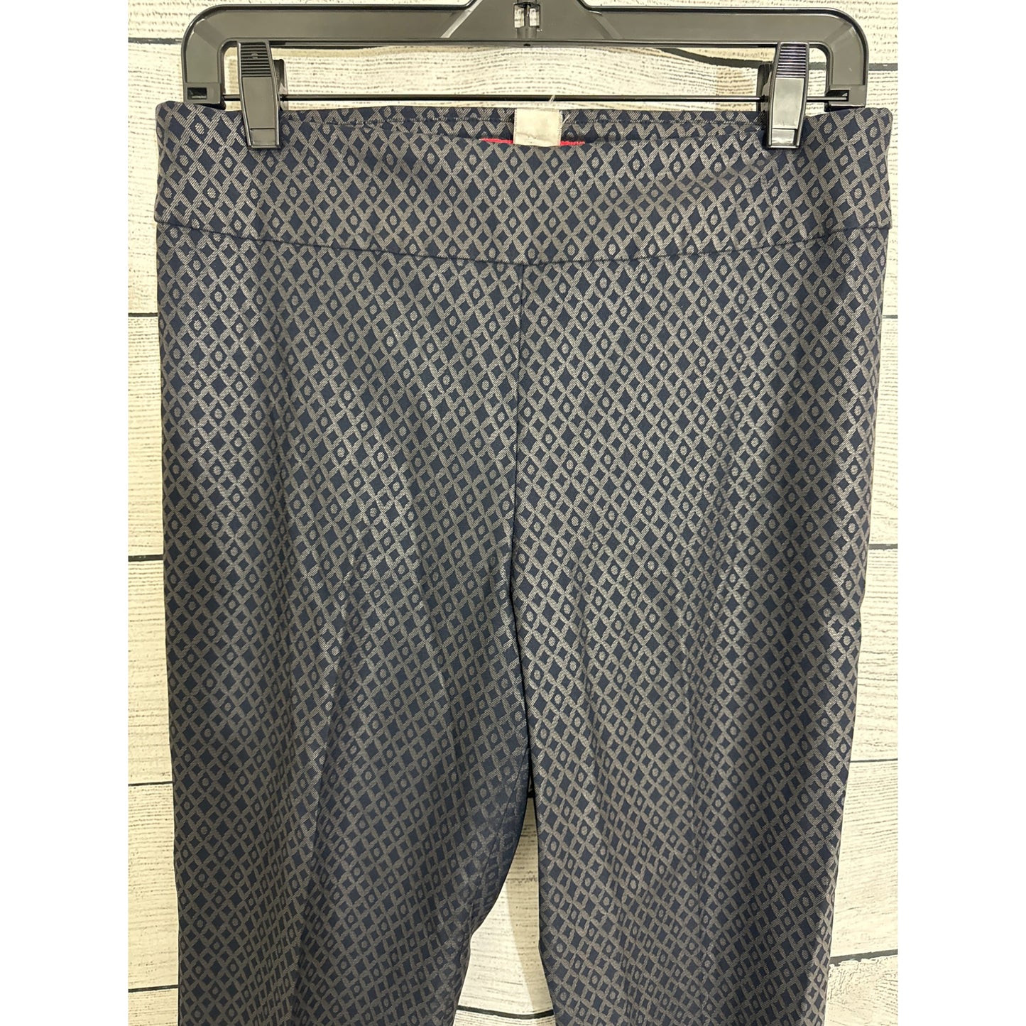 Krazy Larry Navy Geometric Slacks