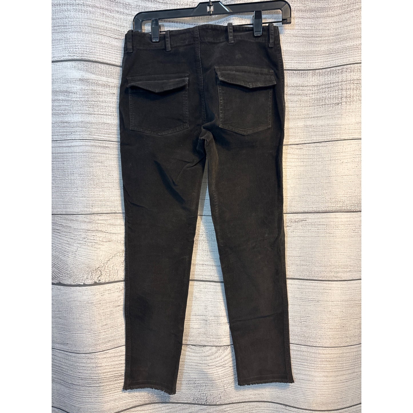 Nili Lotan Black Corduroy Jane Pants Size 0