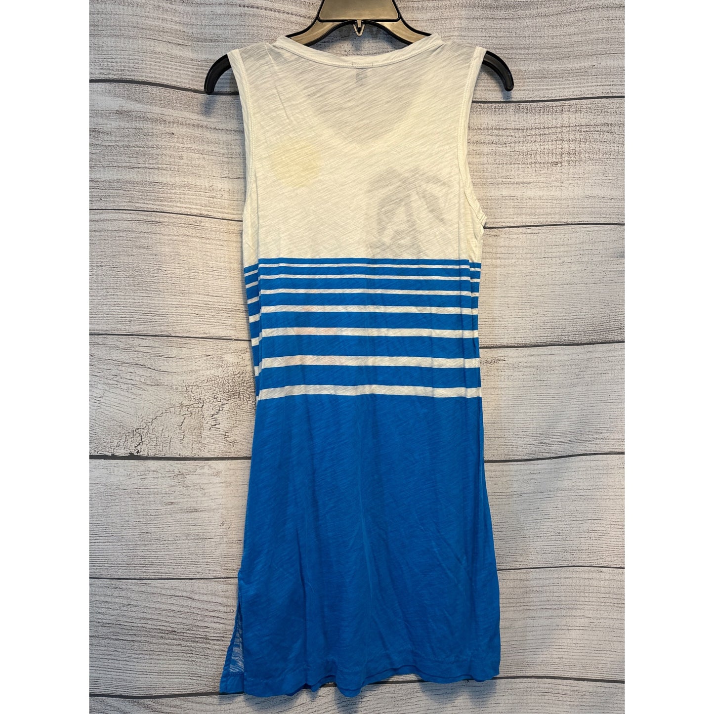 J. Crew Beach Scene Cotton Sleeveless T Shirt Dress
