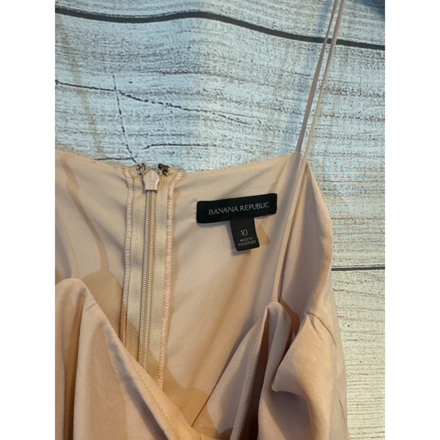 Banana Republic Light Pink Layered Spaghetti Strap Dress Size 10