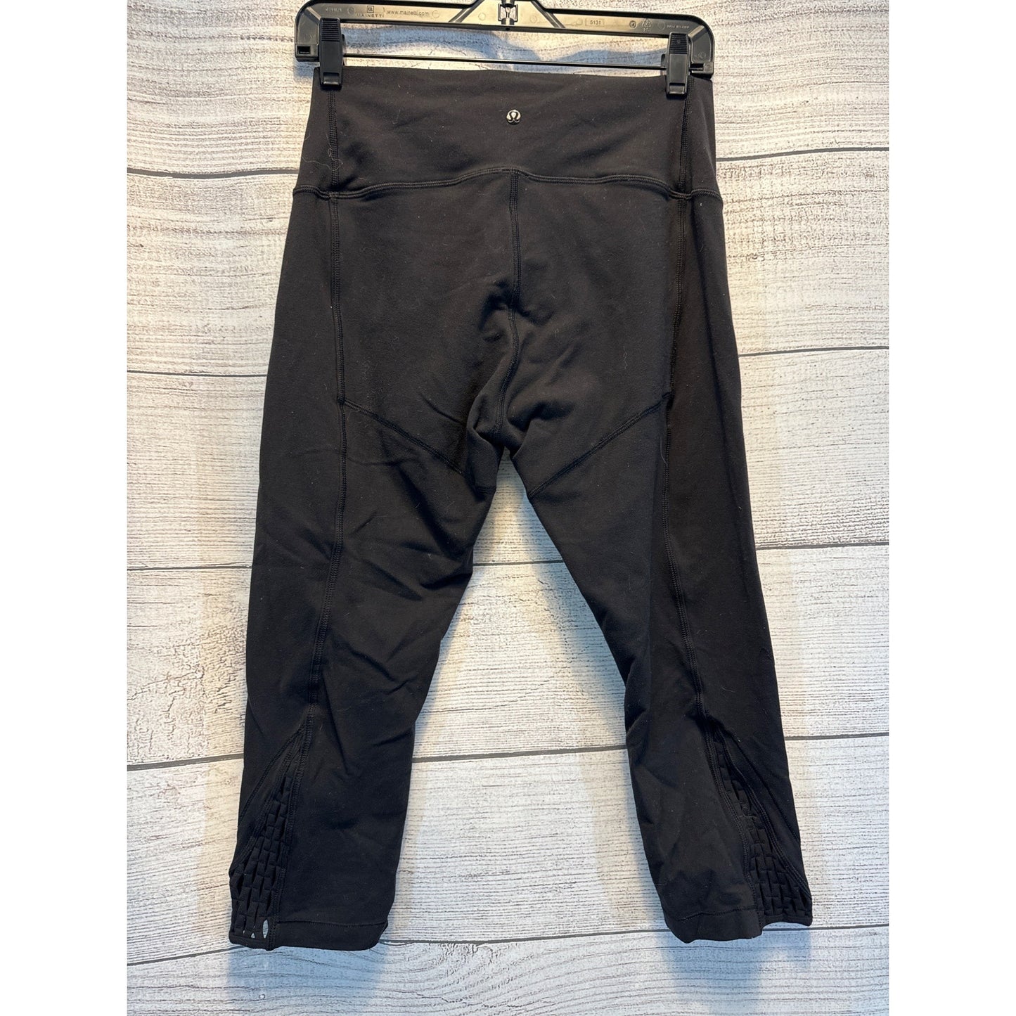 Women's Lululemon True Self Crop Black.
