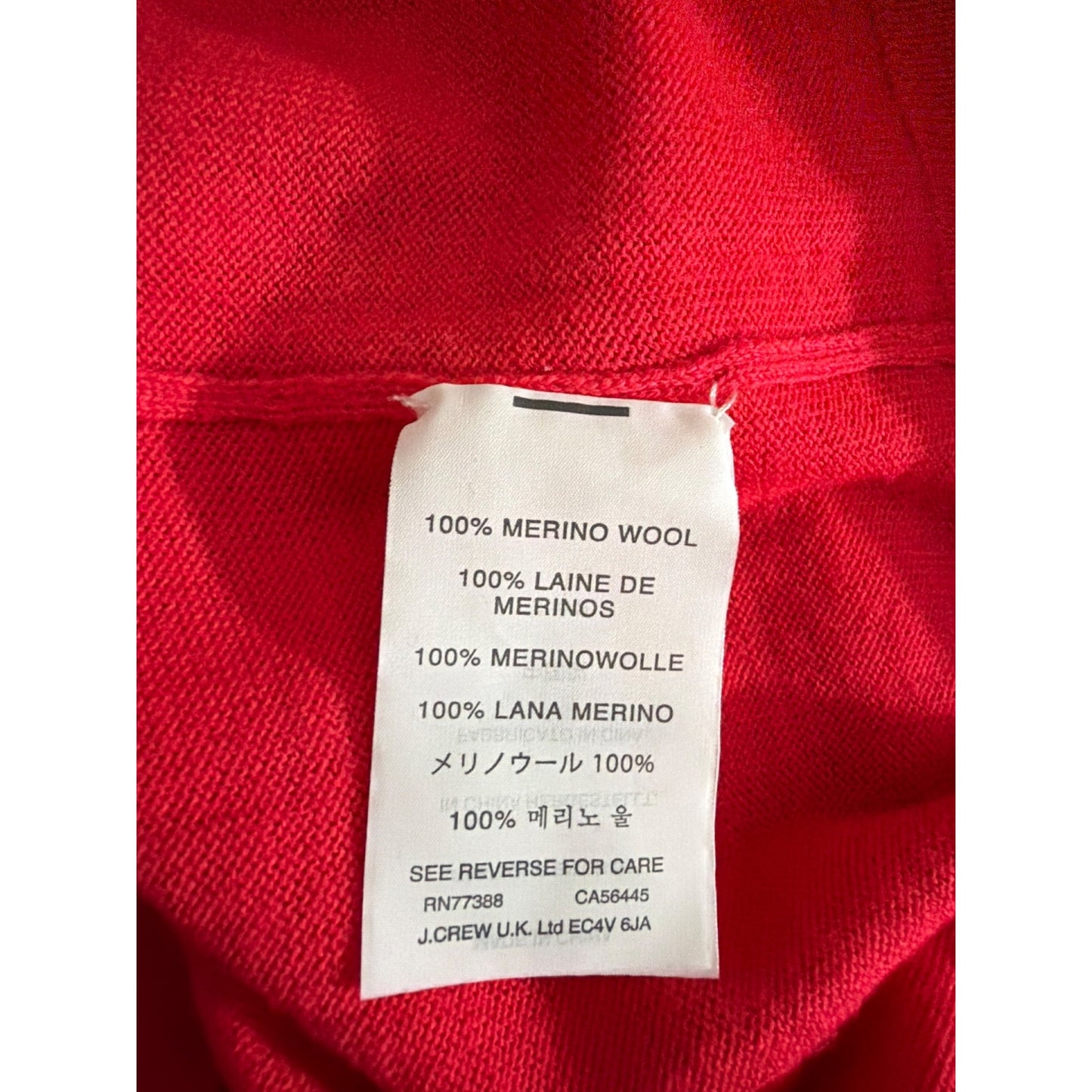 J.Crew Halle Crewneck Merino Wool Sweater Size XS