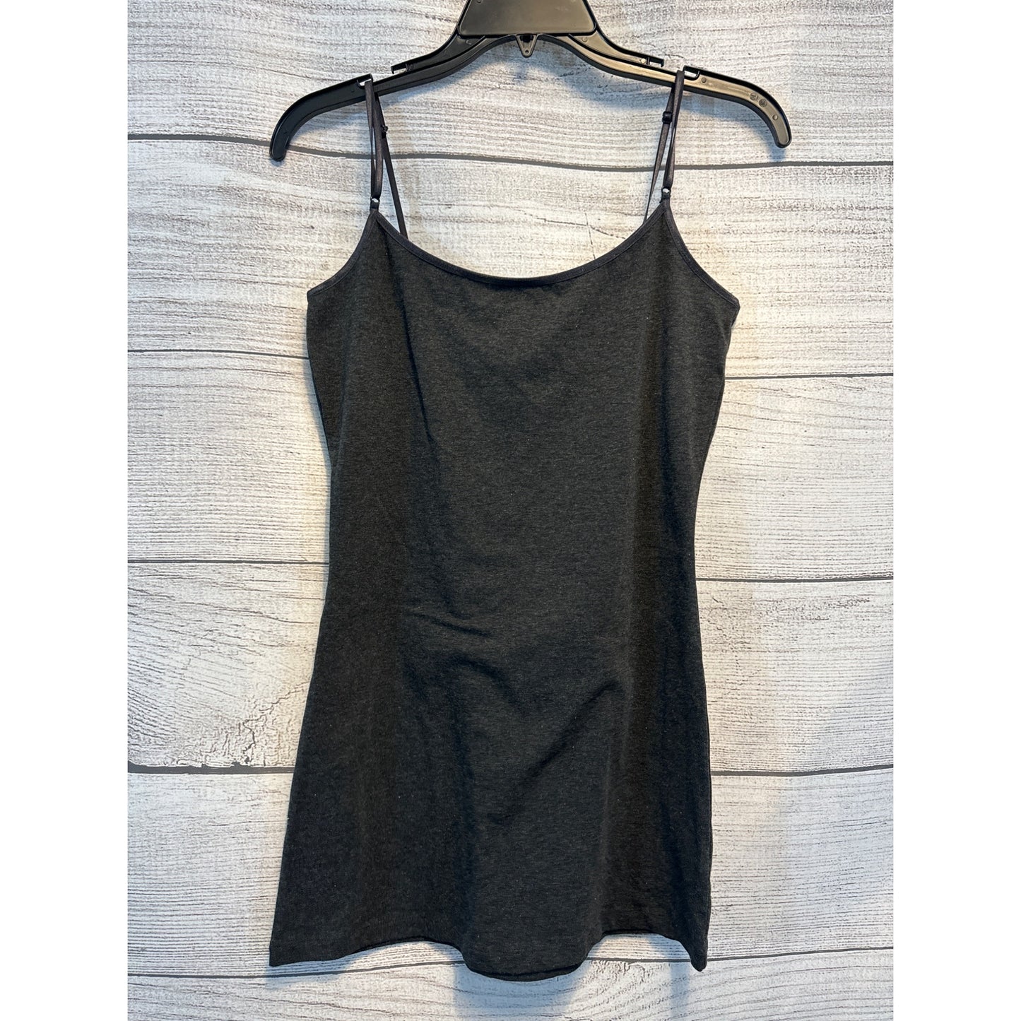 Zenana Outfitters Adjustable Grey Tank Top