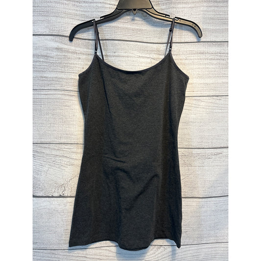Zenana Outfitters Adjustable Grey Tank Top